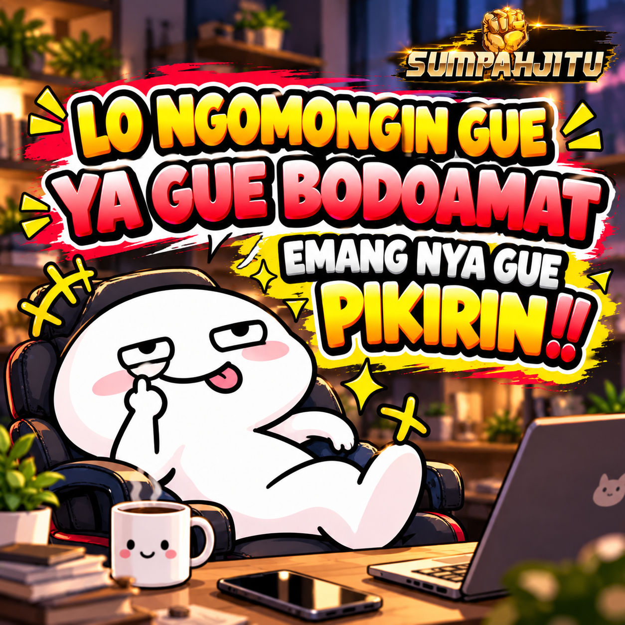 Thumbnail 1 of 3, Poster, SUMPAHJITU : Sudah Sampai Sini, Masa Cuma Lewat? designed and sold by SUMPAHJITU.
